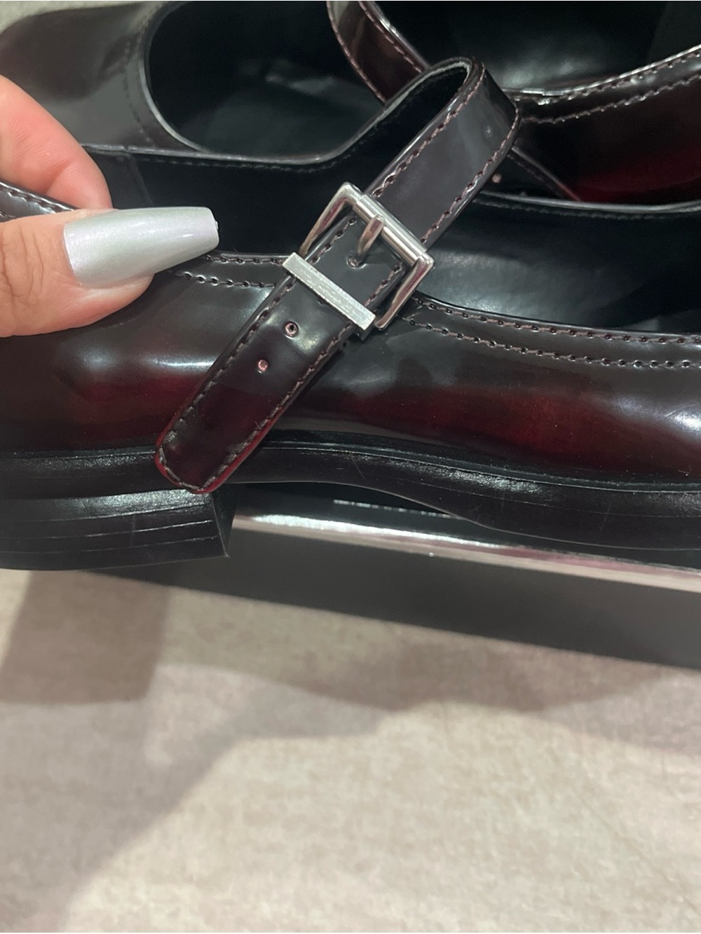 Madden Girl Women's Dominic Mary-Jane Tailored Flats size 6.5 new in box - Picture 9 of 16